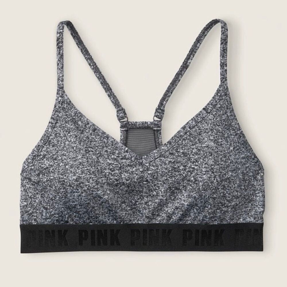 Victoria's Secret PINK Ultimate Lightly Lined Wireless Mesh Back Sports Bra XS